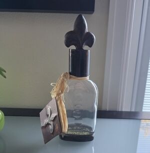 Jan Barboglio Vintage Fleur De Lis Bottle